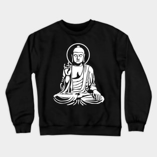 Young Buddha (white) Crewneck Sweatshirt